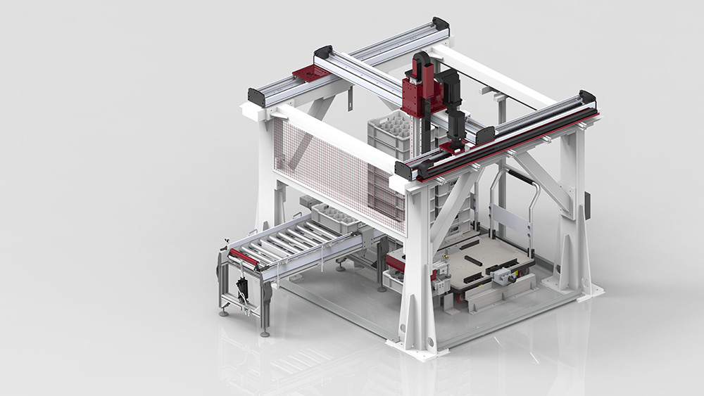 龍門碼垛裝箱桁架